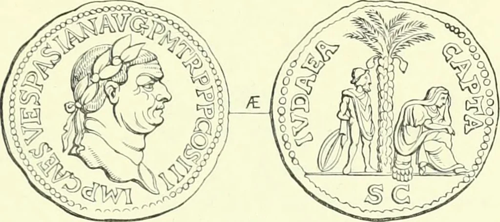 An illustration from Coins of the Jews, 1881, leaf 228