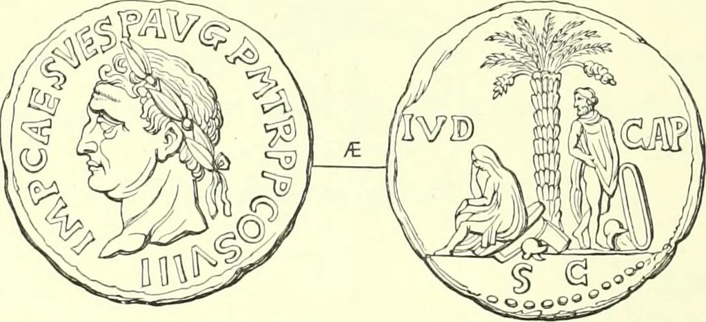 An illustration from Coins of the Jews, 1881, leaf 231