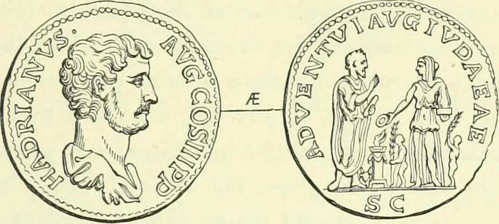 An illustration from Coins of the Jews, 1881, leaf 248