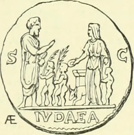 An illustration from Coins of the Jews, 1881, leaf 248