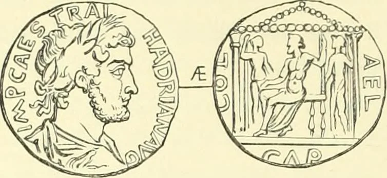 An illustration from Coins of the Jews, 1881, leaf 267