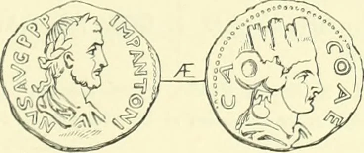 An illustration from Coins of the Jews, 1881, leaf 270