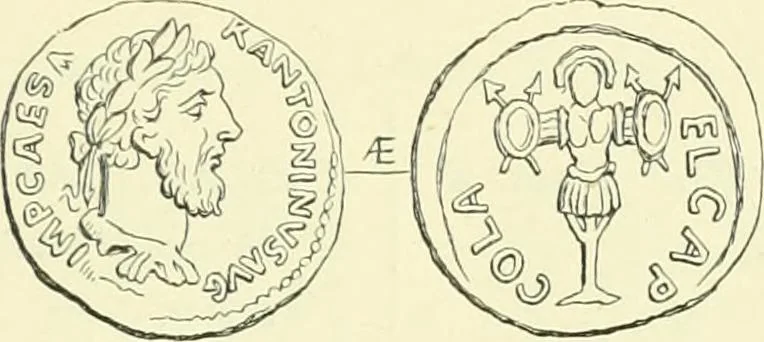 An illustration from Coins of the Jews, 1881, leaf 274