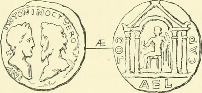 An illustration from Coins of the Jews, 1881, leaf 276