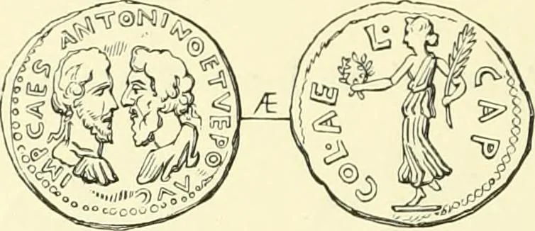 An illustration from Coins of the Jews, 1881, leaf 277