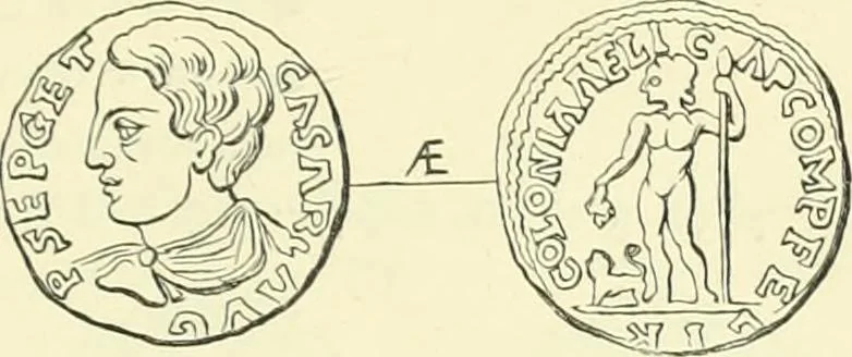 An illustration from Coins of the Jews, 1881, leaf 282