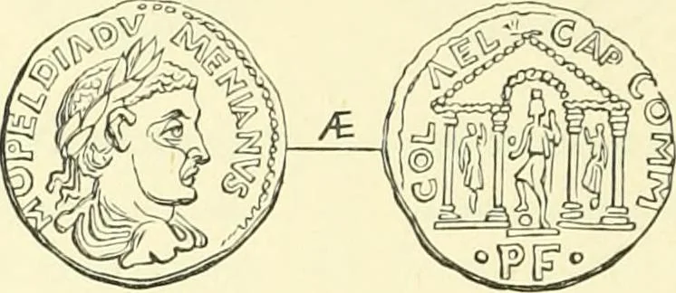 An illustration from Coins of the Jews, 1881, leaf 283