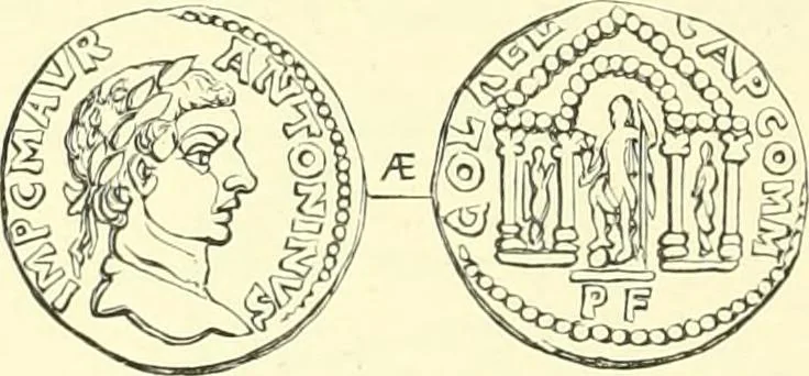 An illustration from Coins of the Jews, 1881, leaf 285