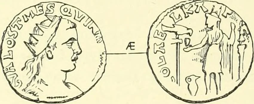 An illustration from Coins of the Jews, 1881, leaf 291