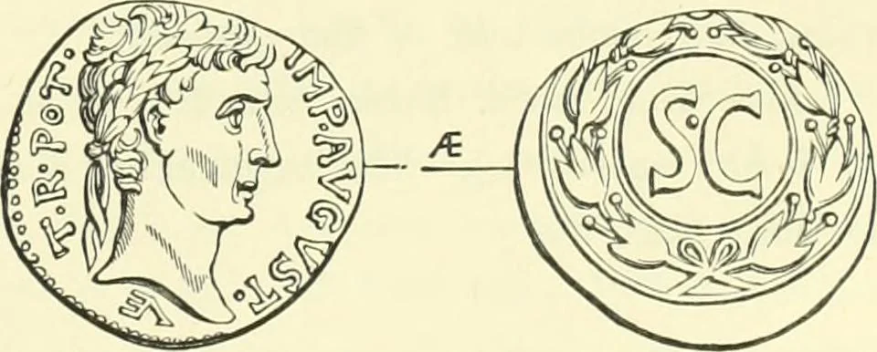 An illustration from Coins of the Jews, 1881, leaf 318