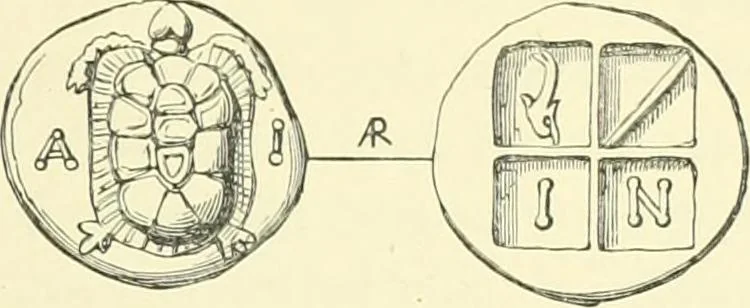 An illustration from Coins of the Jews, 1881, leaf 36