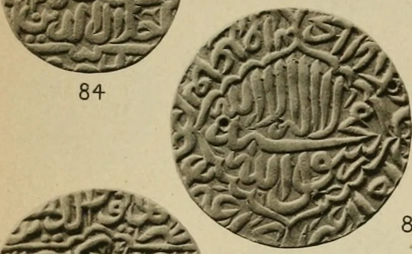 An illustration from The coins of the Moghul emperors of Hindustan in the British museum, 1892, leaf 572