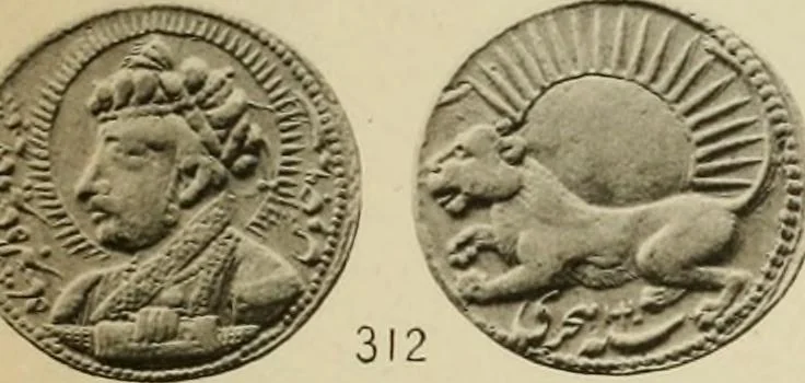 An illustration from The coins of the Moghul emperors of Hindustan in the British museum, 1892, leaf 582