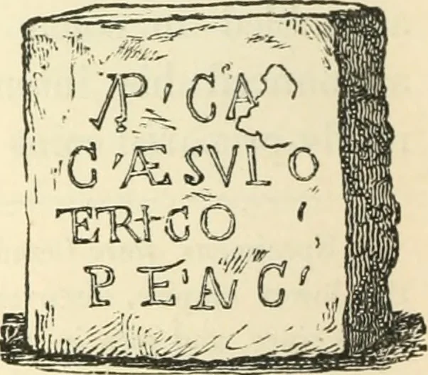 An illustration from Coins of the Romans relating to Britain, described and illustrated, 1844, leaf 125
