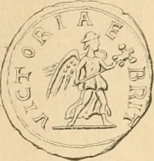 An illustration from Coins of the Romans relating to Britain, described and illustrated, 1844, leaf 196