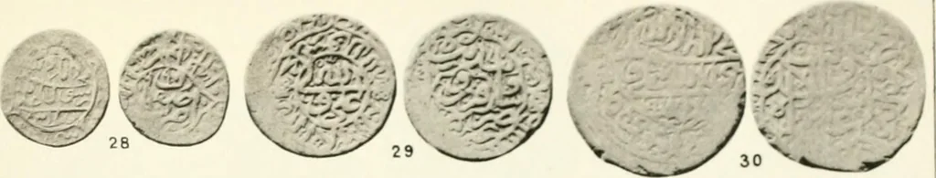 An illustration from The coins of the sháhs of Persia, Safavis, Afgháns, Efsháris, Zands, and Kájárs, 1887, leaf 438