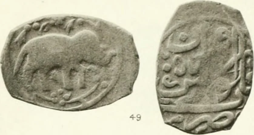 An illustration from The coins of the sháhs of Persia, Safavis, Afgháns, Efsháris, Zands, and Kájárs, 1887, leaf 472
