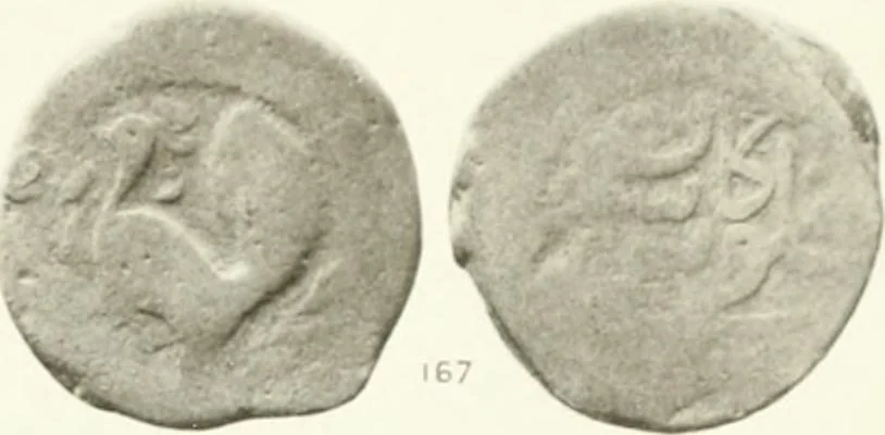 An illustration from The coins of the sháhs of Persia, Safavis, Afgháns, Efsháris, Zands, and Kájárs, 1887, leaf 480