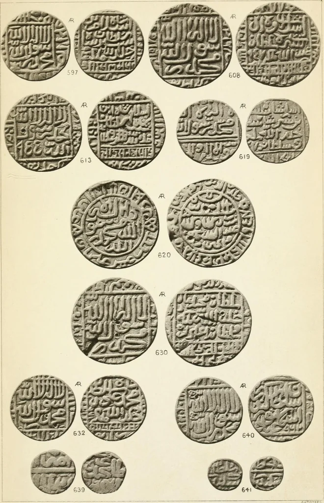 An illustration from The coins of the sultáns of Delhi in the British museum, 1884, leaf 266