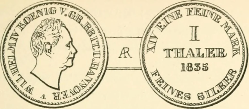 An illustration from The coins and tokens of the possessions and colonies of the British empire, 1889, leaf 118