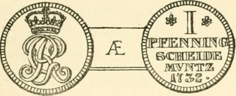 An illustration from The coins and tokens of the possessions and colonies of the British empire, 1889, leaf 122