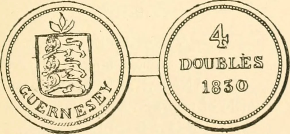 An illustration from The coins and tokens of the possessions and colonies of the British empire, 1889, leaf 14