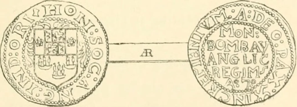 An illustration from The coins and tokens of the possessions and colonies of the British empire, 1889, leaf 148