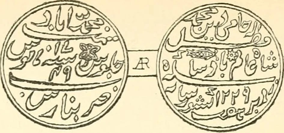 An illustration from The coins and tokens of the possessions and colonies of the British empire, 1889, leaf 165