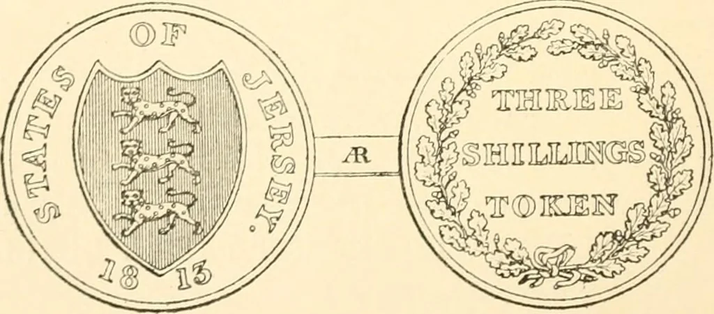 An illustration from The coins and tokens of the possessions and colonies of the British empire, 1889, leaf 17