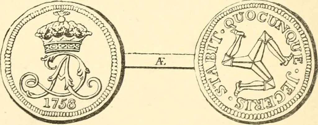 An illustration from The coins and tokens of the possessions and colonies of the British empire, 1889, leaf 21