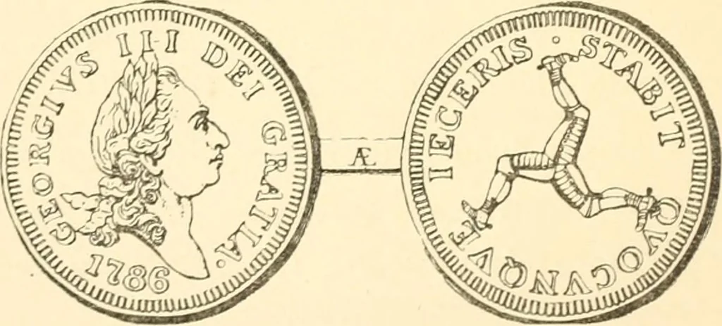 An illustration from The coins and tokens of the possessions and colonies of the British empire, 1889, leaf 21