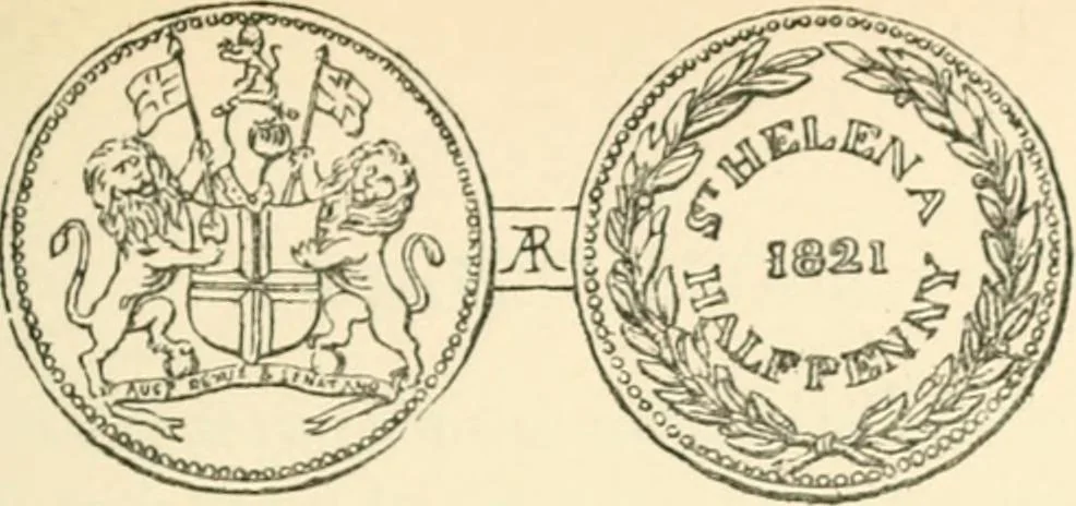 An illustration from The coins and tokens of the possessions and colonies of the British empire, 1889, leaf 254