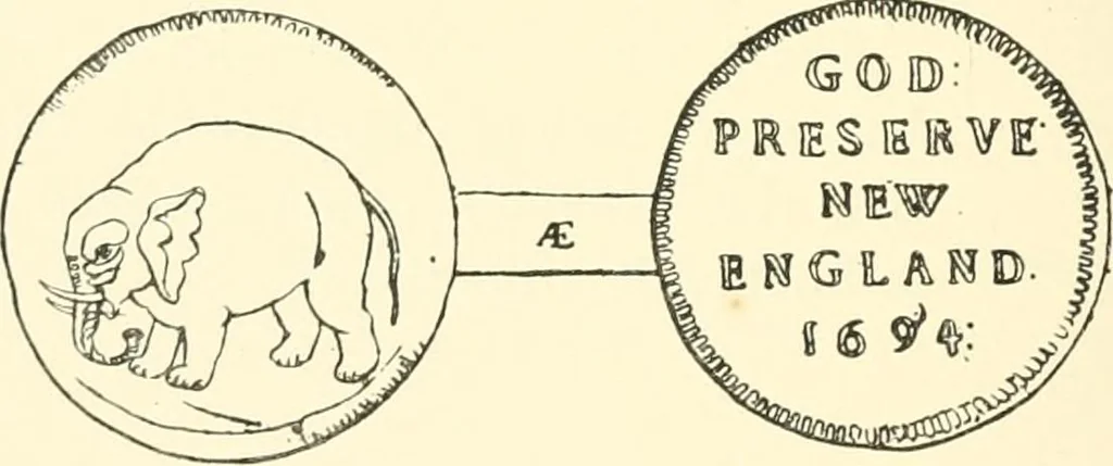 An illustration from The coins and tokens of the possessions and colonies of the British empire, 1889, leaf 271