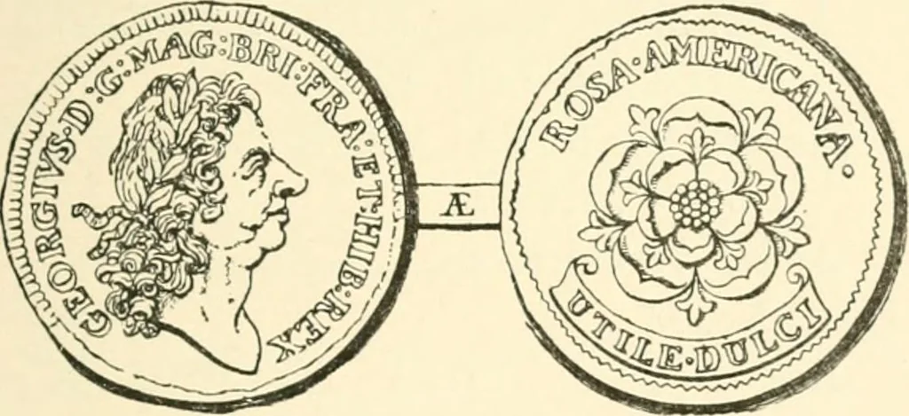 An illustration from The coins and tokens of the possessions and colonies of the British empire, 1889, leaf 272