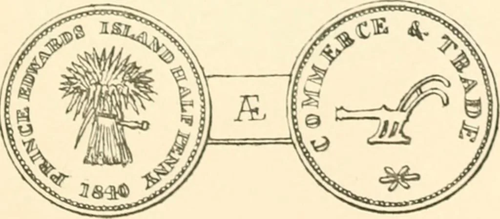 An illustration from The coins and tokens of the possessions and colonies of the British empire, 1889, leaf 292