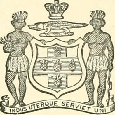An illustration from The coins and tokens of the possessions and colonies of the British empire, 1889, leaf 327
