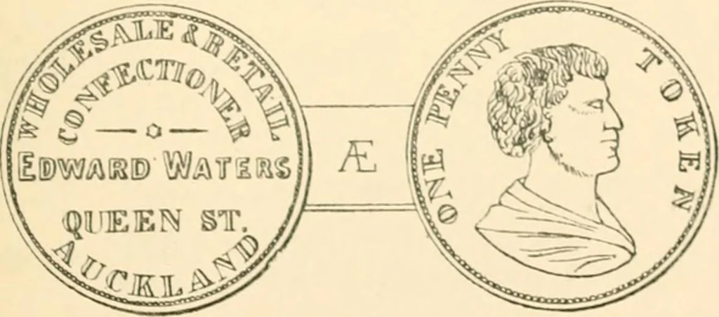 An illustration from The coins and tokens of the possessions and colonies of the British empire, 1889, leaf 384
