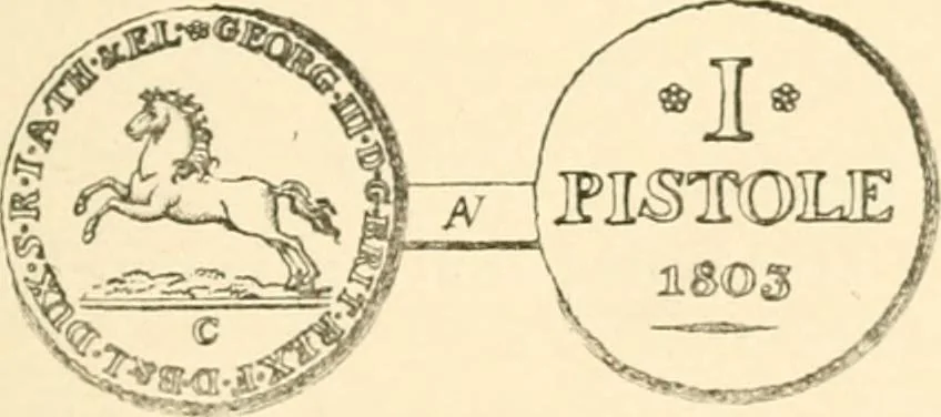 An illustration from The coins and tokens of the possessions and colonies of the British empire, 1889, leaf 44