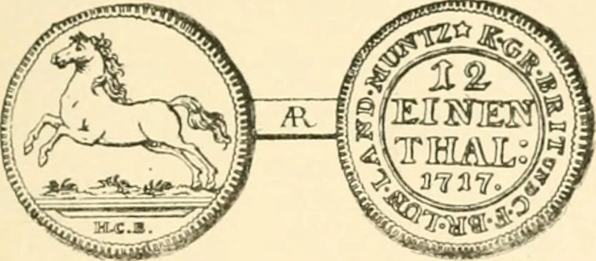 An illustration from The coins and tokens of the possessions and colonies of the British empire, 1889, leaf 58