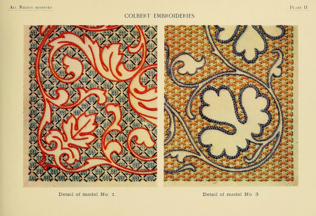 An illustration from Colbert embroideries, 1918, leaf 15