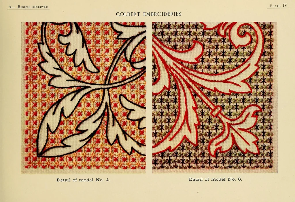 An illustration from Colbert embroideries, 1918, leaf 17