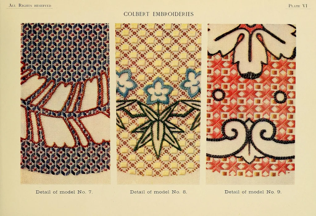 An illustration from Colbert embroideries, 1918, leaf 21