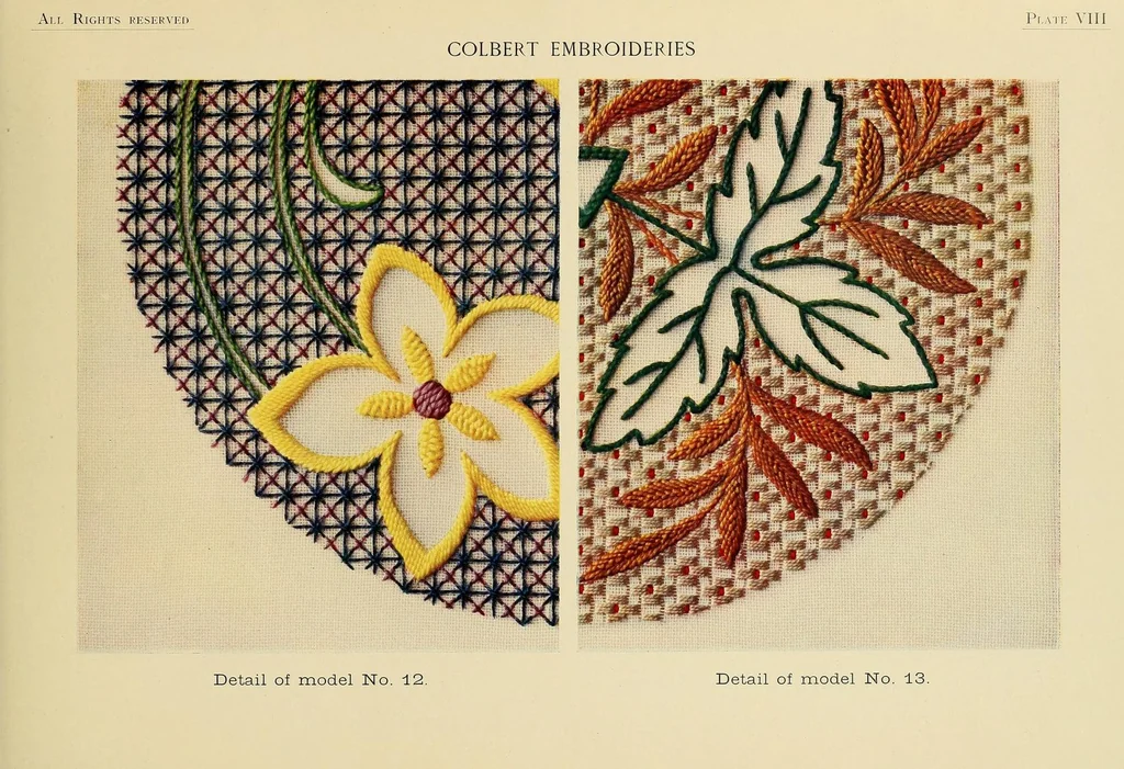 An illustration from Colbert embroideries, 1918, leaf 23