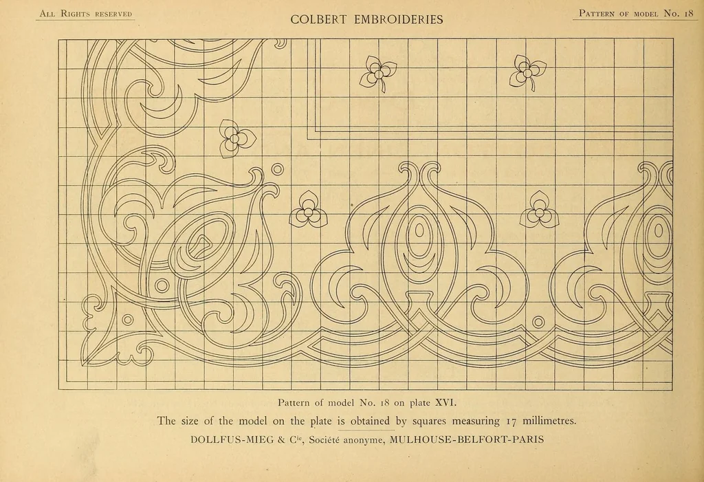 An illustration from Colbert embroideries, 1918, leaf 48