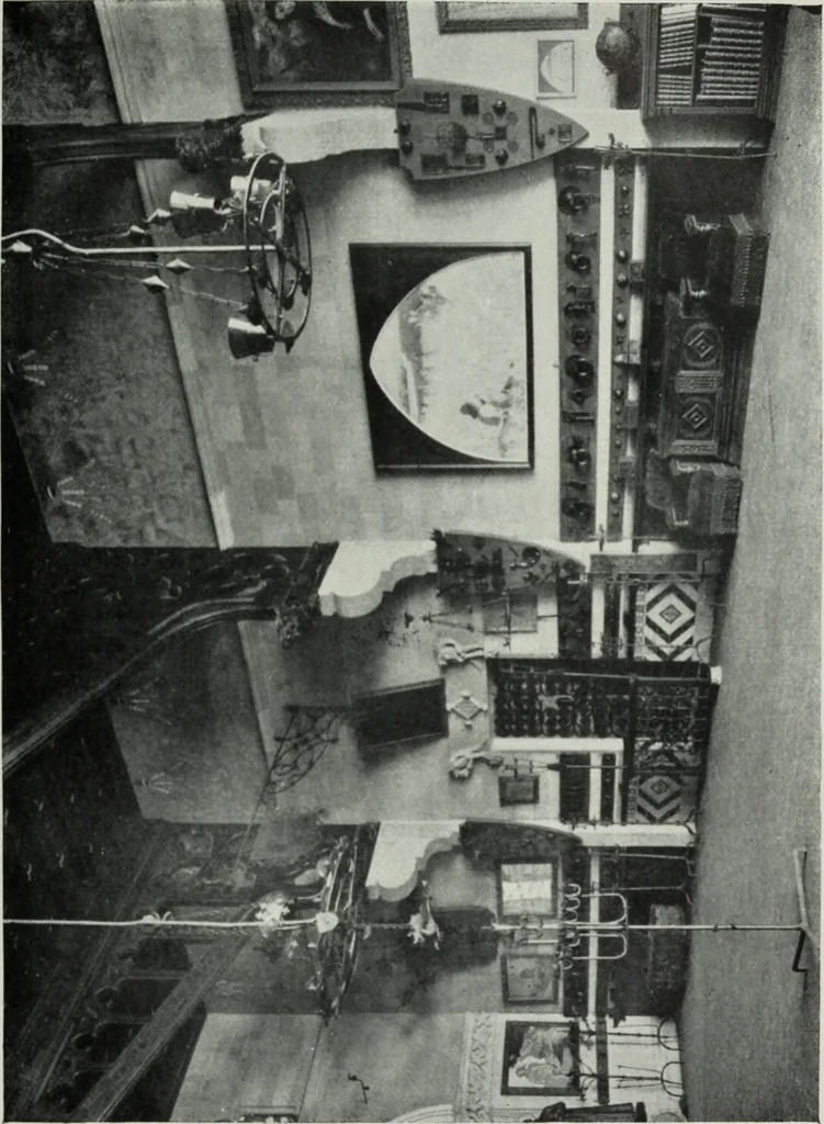 An illustration from Colección de hierros de Santiago Rusiñol, 1910, leaf 26