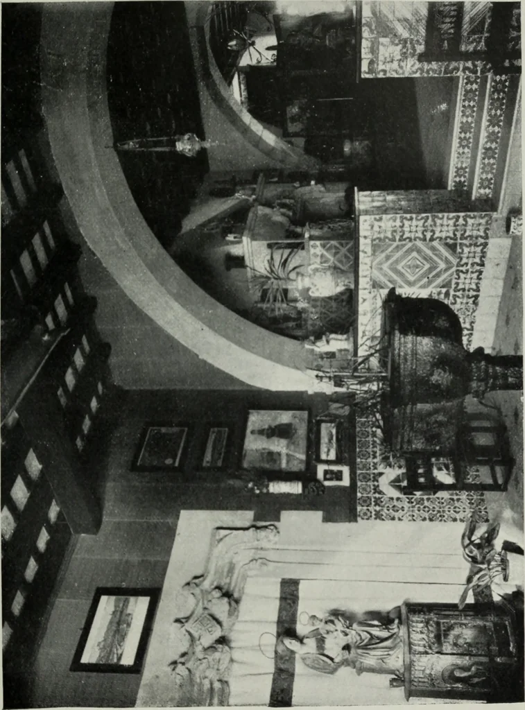 An illustration from ColecciÃ³n de hierros de Santiago RusiÃ±ol, 1910, leaf 30