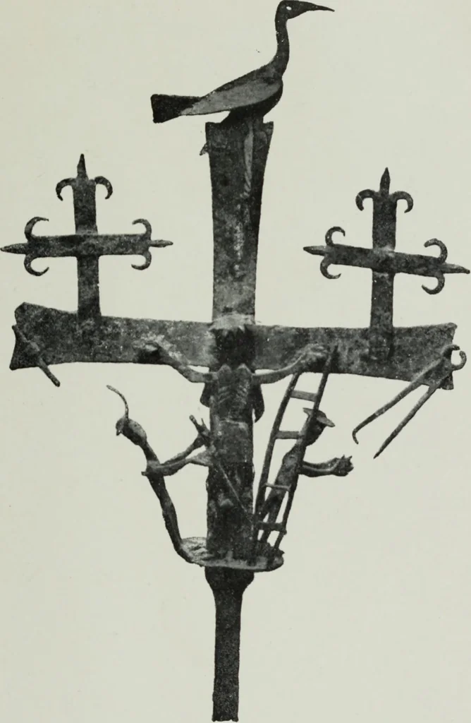 An illustration from ColecciÃ³n de hierros de Santiago RusiÃ±ol, 1910, leaf 34