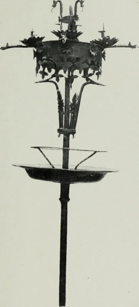 An illustration from ColecciÃ³n de hierros de Santiago RusiÃ±ol, 1910, leaf 46