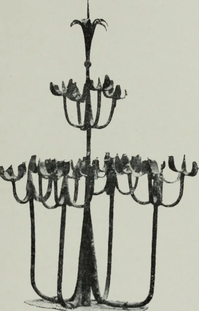 An illustration from ColecciÃ³n de hierros de Santiago RusiÃ±ol, 1910, leaf 48