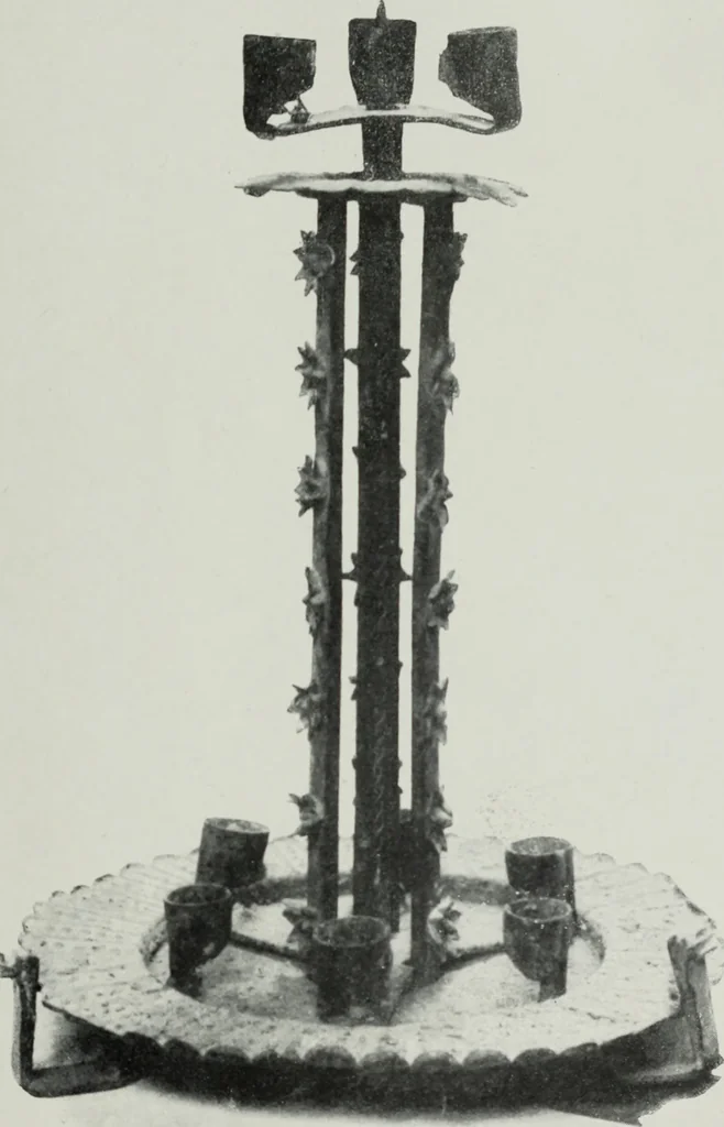 An illustration from ColecciÃ³n de hierros de Santiago RusiÃ±ol, 1910, leaf 52